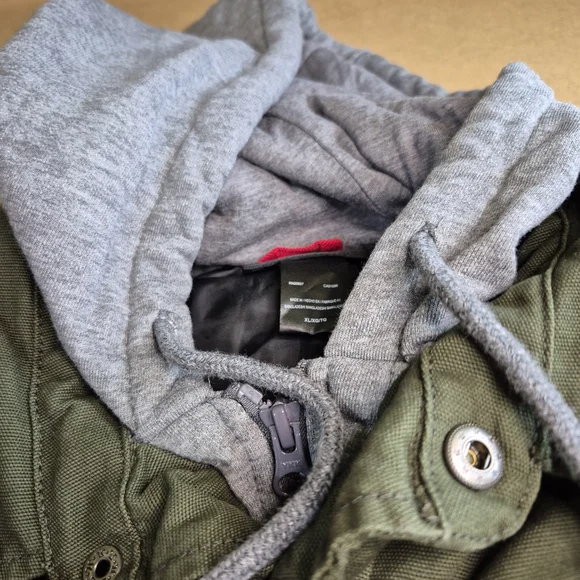 Dickies Olive Green Hooded Field Jacket - Picture 8 of 13